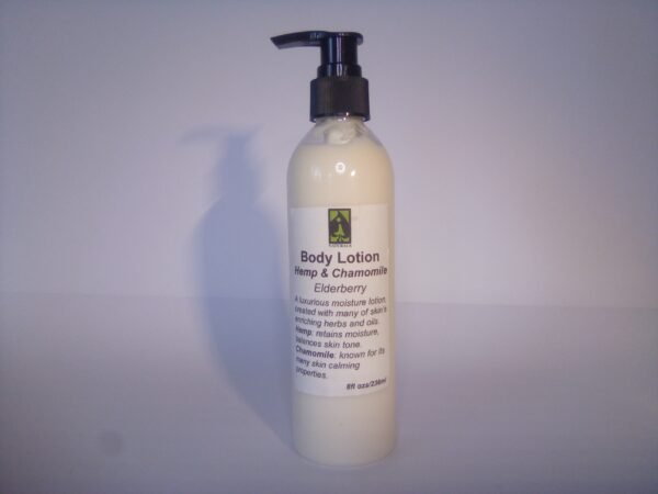Body Lotion Hemp & Chamomile Elderberry 8ozs