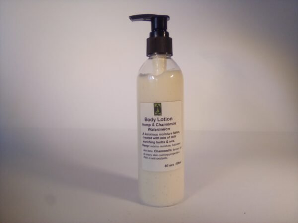 Body Lotion Hemp & Chamomile Watermelon 8oz