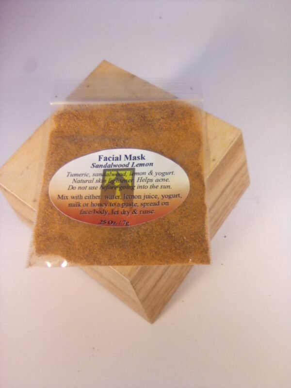 Sandalwood Lemon Facial Mask .25oz