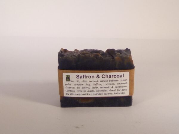 Saffron & Charcoal Soap