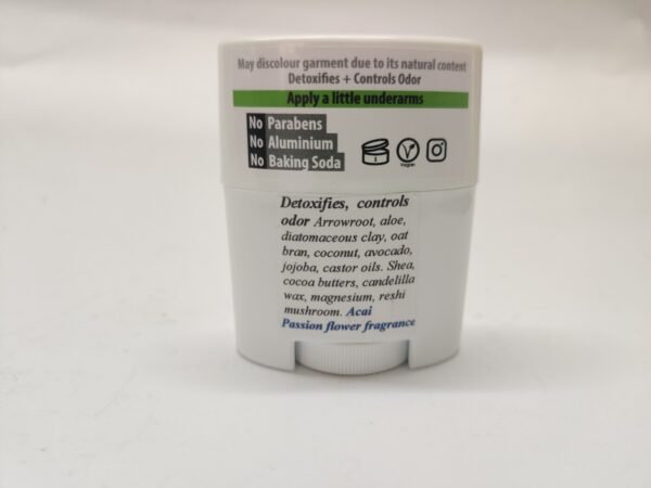 Acai and Passion Flower Natural Deodorant 1oz - Image 2