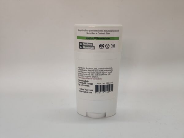 Charcoal Natural Deodorant 3oz - Image 3