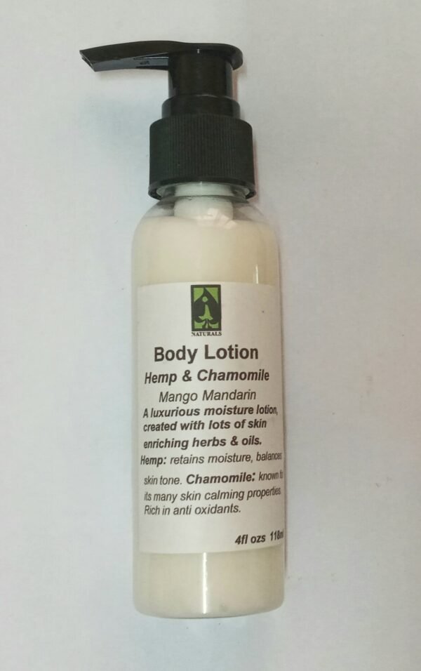 Hemp & Chamomile, Mango Mandarin Body Lotion 4 fl oz